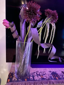 Tall Glass Vase