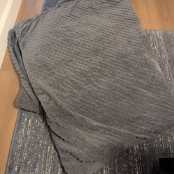 Gray Weighted Blanket 15 Lbs