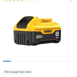 Dewalt 20 Volt 8ah 