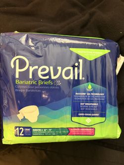 Prevail adult diapers 12 count New