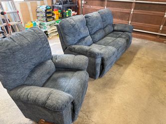 La-Z-Boy Couch and Rocking Recliner