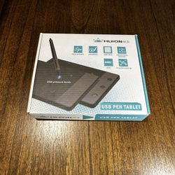 Never Used HUION Drawing Tablet