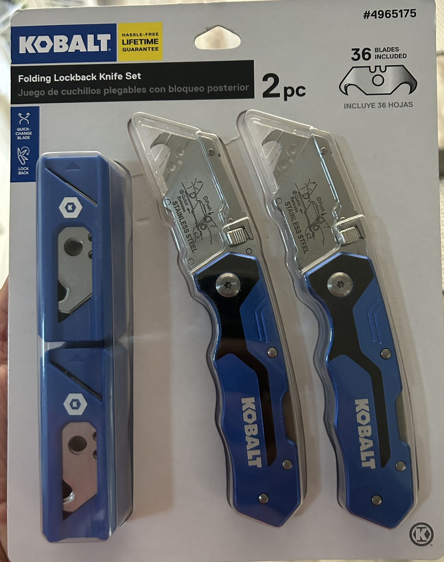 Knife Set With Blades Kobalt