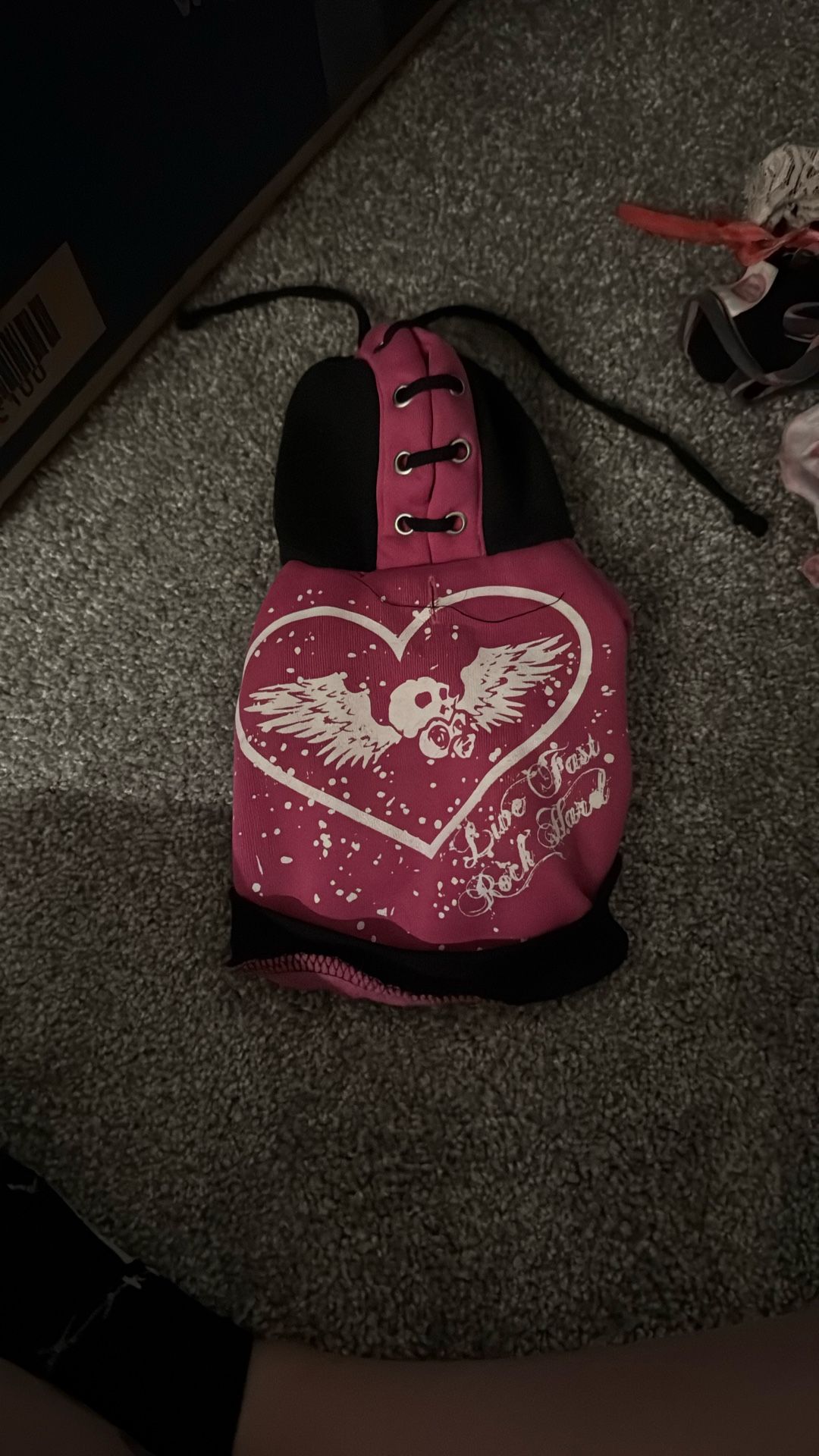 Brett Michaels Dog Sweatshirt Pink And Black