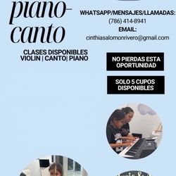 CLASES DE VIOLIN PIANO CANTO
