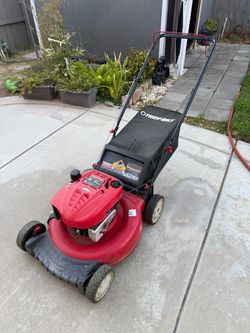 Troy-Bilt Gas Push Lawn Mower with Bag