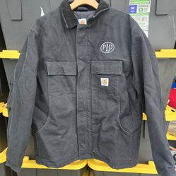 Mens Carhartt Sandstone Jacket Black