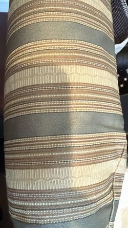 Striped Upholstery Fabric Roll swivel accent chair