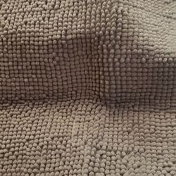 Bathroom Rugs,Soft and Fluffy Non-Slip Bathroom Mat,Machine Washable,Quick-Drying Bath Mat, (31x20 inch Gray