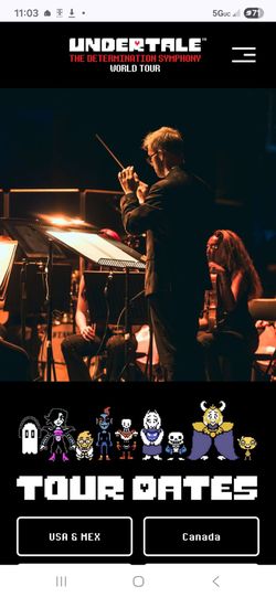 Undertale Concert Tickets -  Sold Out
