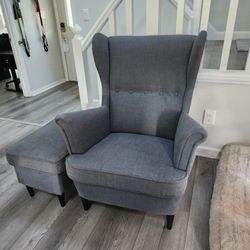 2 Sets Of Matching Chair With Ottoman