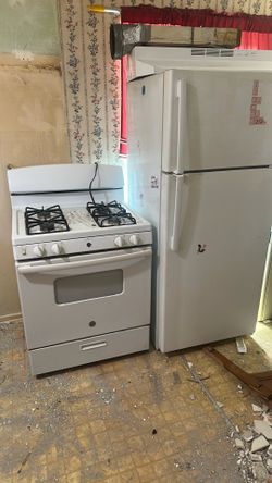 Fridge and range