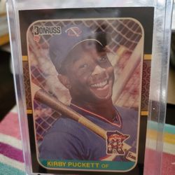 Kirby Puckett 1987 Donruss Baseball Cards 
