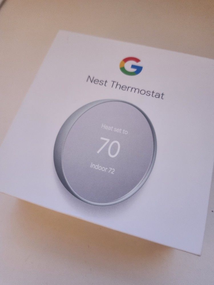 Google Nest Thermostat - Smart Thermostat for Home - Programmable Wifi Thermostat - Fog