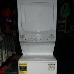 GE Stacked Washer And Dryer (Gas)