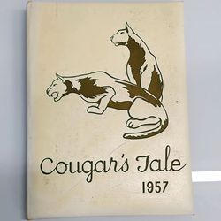 1957 Bothell High School Yearbook - Cougars Tale, Bothell WA, Signed Original