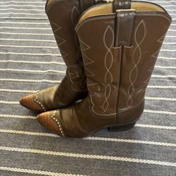 Vintage Justin Cowgirl/cowboy Western Boots 
