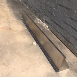 Stainless steel shelf