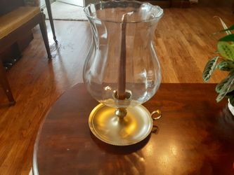 THIS is a Beauty Large CANDLE HOLDER With BRASS