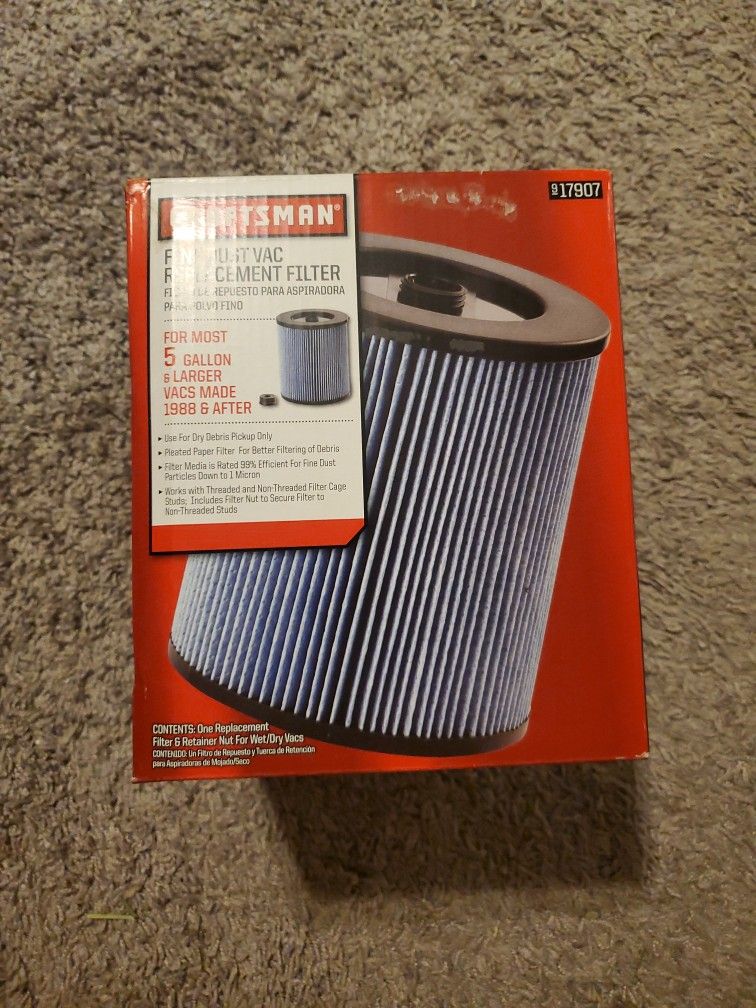 Shop Vac Filter