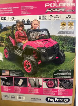 Peg Perego 12V Polaris RZR 900 Powered Ride-On Pink