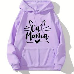 "CAT MAMA" Women's Hoodie XXL (14)