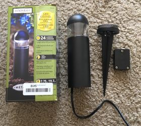 Moonrays LED Low Voltage Metal Bollard Landscape Light Fixture, Black