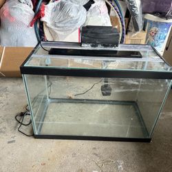 20 Gallon Fish Tank With Accessories