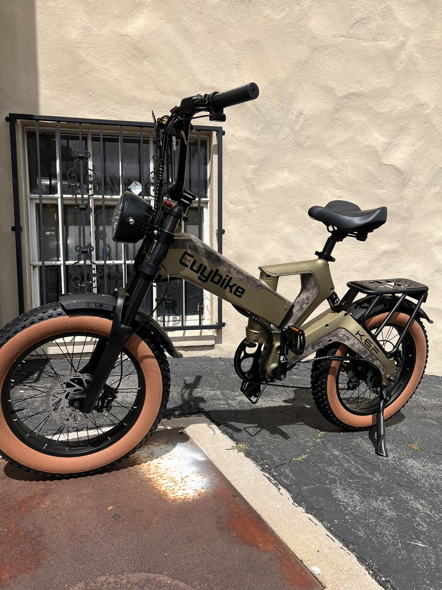 1000 Watt Folding Electric Ebike Hidden 25ah XL Battery, 30mph, 80 Mile Distance