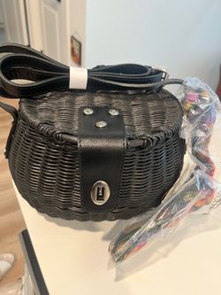 BRAND NWT Patricia Nash Duronia Basket Crossbody Bag with Scarf