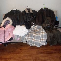 Name Brand Men Leather Jackets And Grls. School Uniforms