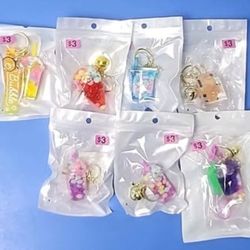 BOBA & ICE CREAM KEYCHAIN 