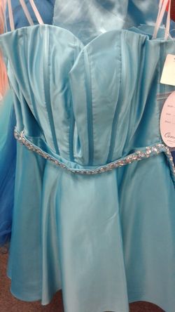Formal Light Blue Fairy Style Dress