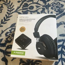 wireless headphone transmitter set.