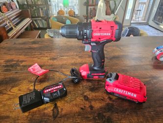 Craftsman V20 20V 1/2" Cordless Drill Kit (Tool, 2.0Ah Battery & Charger) - Like New