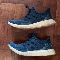 Adidas Men's Size 11 Ultraboost x Parley Blue Running Shoes Sneakers