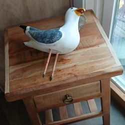 Vintage Cement Seagull