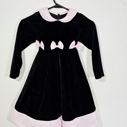 MACY'S GOD LAND PINK AND BLACK GIRL'S DRESS SIZE 6
