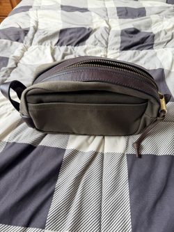 Filson Rugged Twill Dopp Kit Otter Green Made In USA