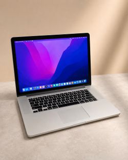MacBook Pro 15”💻🔥Intel Quad Core i7 ⚡ 16GB RAM🚀512GB SSD💾Office/Logic/Final Cut 🎵🎬 1-Year Warranty ✅ $0 Down Finance 💳 💻 Microsoft Word Excel