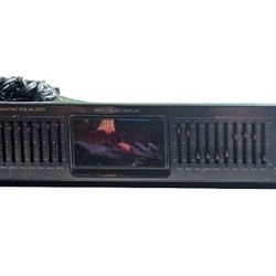 Optimus 31-2030 Ten Band Stereo Graphic Equalizer Spectrum Display EQ Black