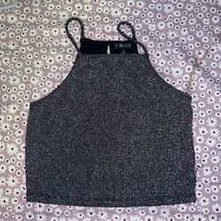 Glittery Halter Top