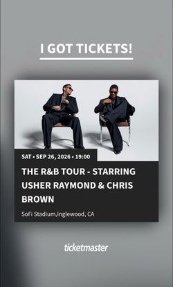 The R&B tour Usher & Chris Brown