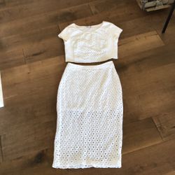 Express white lace set- 2/S