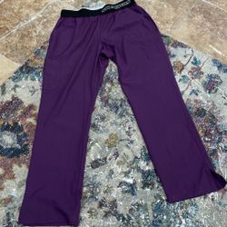 Scrub Pants Large Deep Purple 