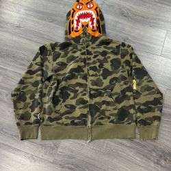 Bape Tiger Full Zip Hoodie 