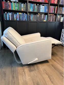 Recliner fabric swivel rocking chair
