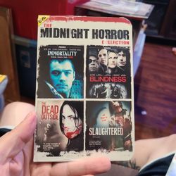 4 on The Midnight Horror Collection DVD Immortality Blindness The Dead Outside, slaughtered
