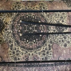 Metal bed frame (adjustable to king or queen)