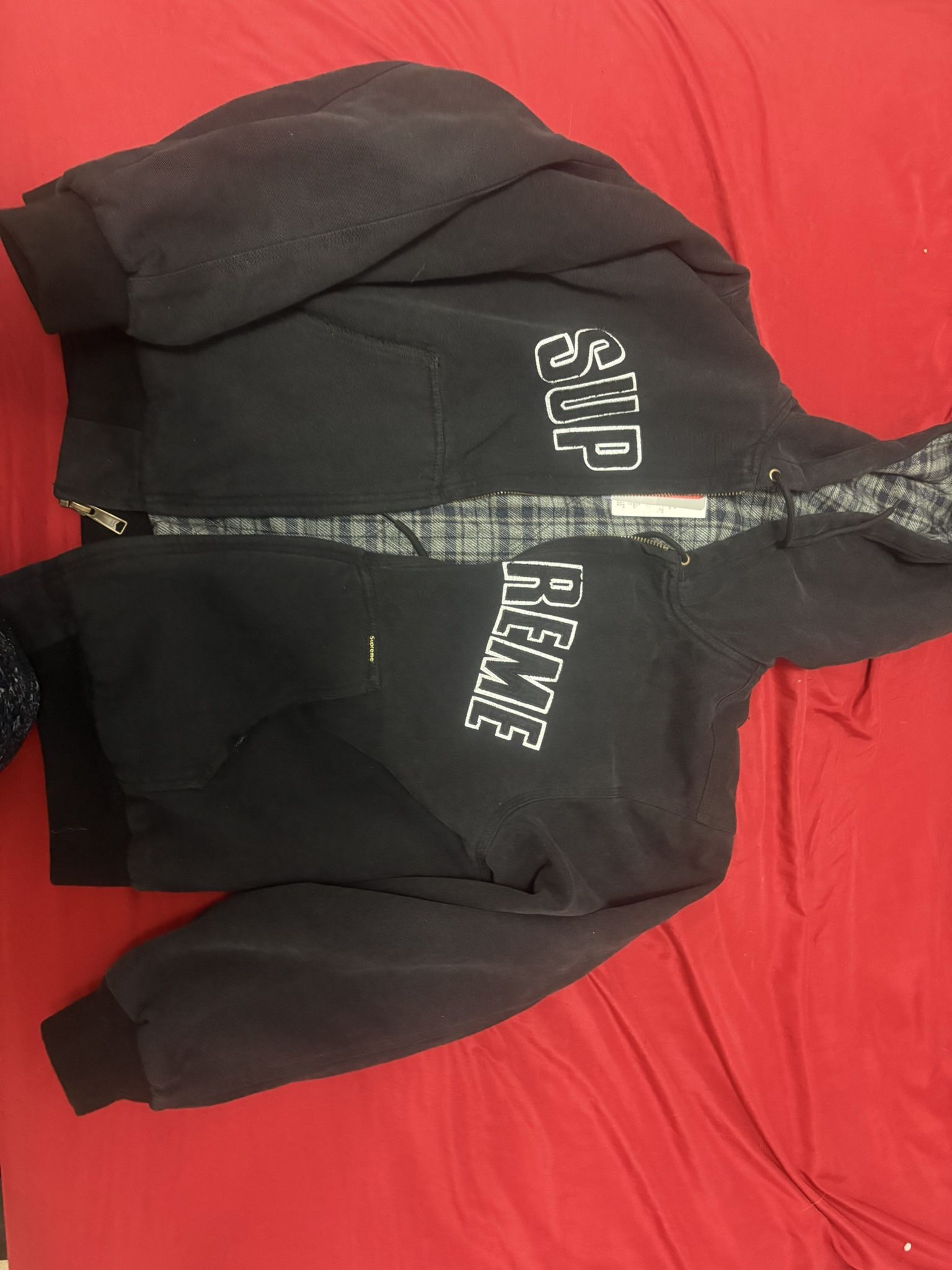 supreme canvas work jacket